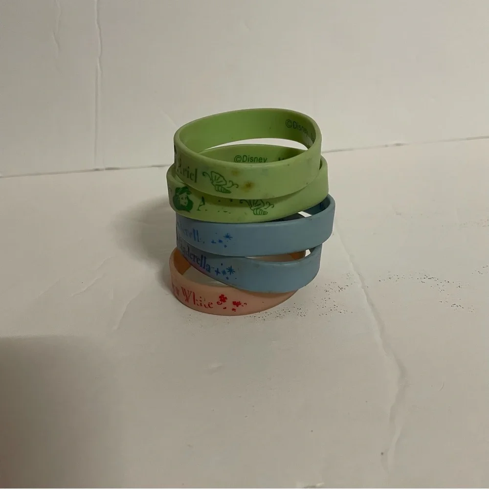 5 Set Colorful Disney Princess Kids Bracelets